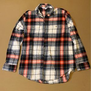 Old Navy Boyfriend Plaid Button Down